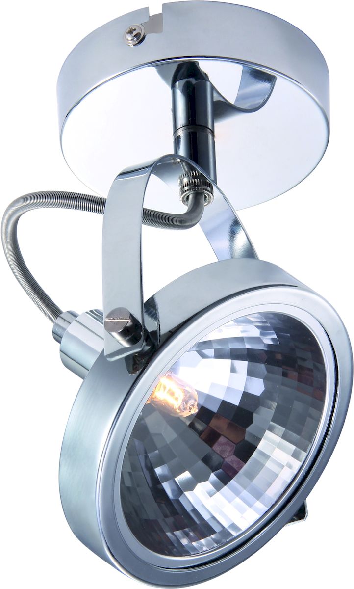 Светильник настенный Arte Lamp Alieno. A4506AP-1CCA4506AP-1CC Светильник настенный Arte Lamp Alieno. A4506AP-1CCA4506AP-1CCСветильник Arte Lamp Alieno поможет создать в вашем доме атмосферу уюта и комфорта. Благодаря высококачественным материалам он практичен в использовании и отлично работает на протяжении долгого периода времени. Высота с плафоном в горизонтальном положении: 16 см. Ширина плафона: 14 см. Диаметр основания: 12 см. Цоколь: G9, 1шт, 40 Ватт. Поворотный плафон и ножка. Крепление: монтажная планка шурупами.