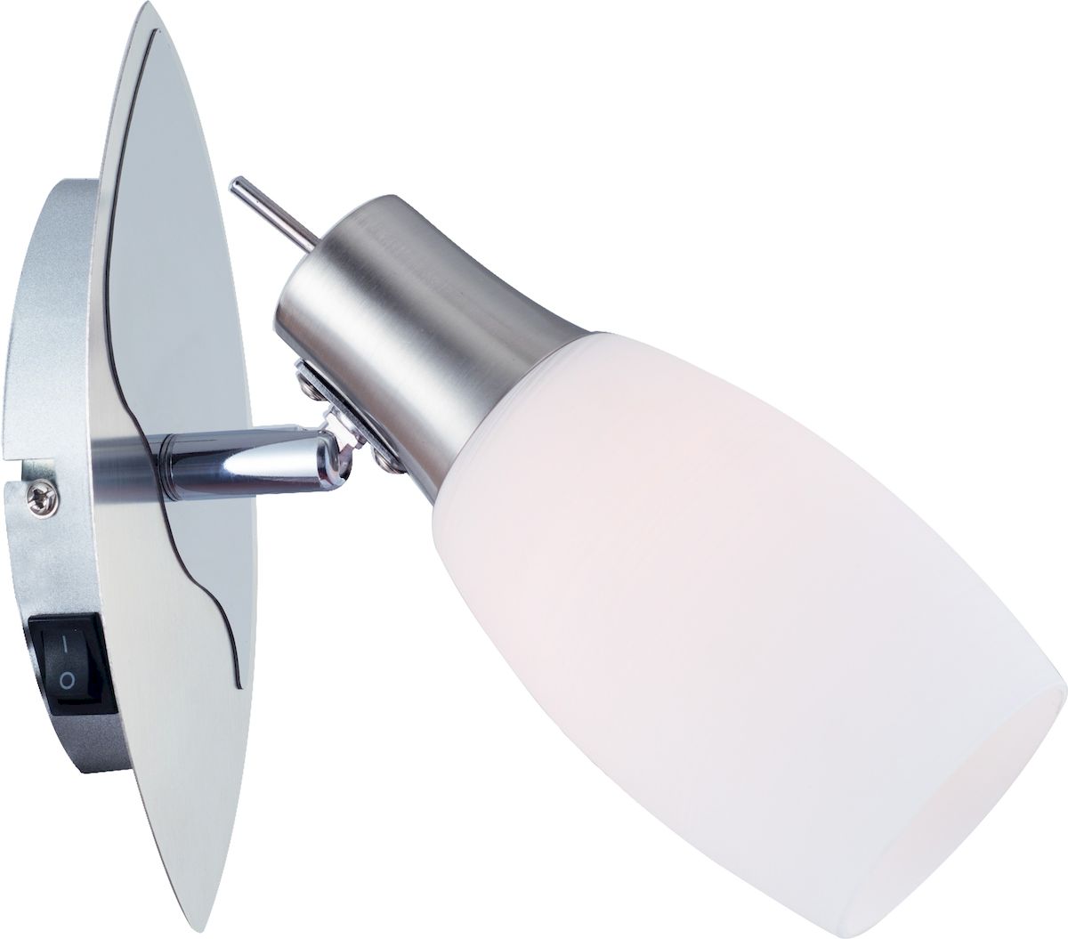 Светильник настенный Arte Lamp Volare. A4590AP-1SSA4590AP-1SS Светильник настенный Arte Lamp Volare. A4590AP-1SSA4590AP-1SSСветильник Arte Lamp Volare поможет создать в вашем доме атмосферу уюта и комфорта. Благодаря высококачественным материалам он практичен в использовании и отлично работает на протяжении долгого периода времени. Удаление от стены: 22 см. Цоколь Е14, 1 шт, 40 Ватт. Поворотный плафон. Выключатель на корпусе. Крепление: монтажная планка шурупами.