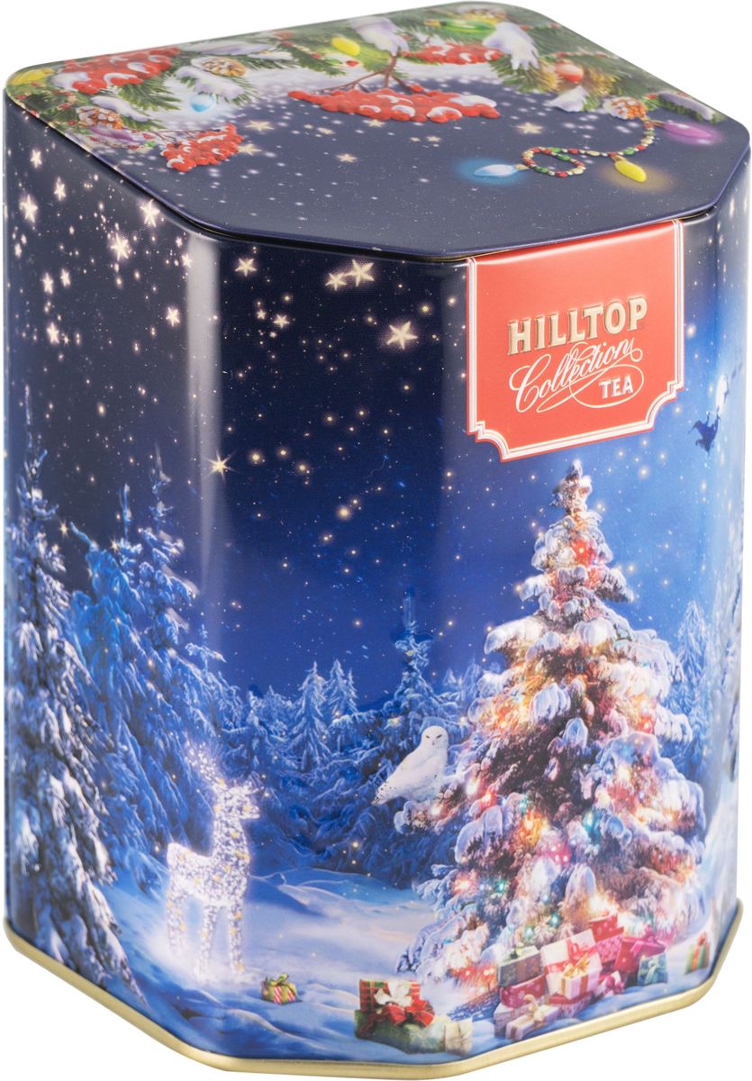 Hilltop Сказочный лес Эрл Грей ароматизированный листовой чай, 100 г4607099307049 Hilltop Сказочный лес Эрл Грей ароматизированный листовой чай, 100 г4607099307049Hilltop Эрл Грей - крупнолистовой чай с цедрой лимона и ароматом бергамота – в лучших традициях Англии. Благодаря красивой праздничной упаковке вы можете подарить этот прекрасный чай своим друзьям и близким.