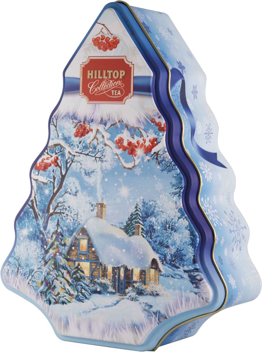 Hilltop Елка Снежная Традиции Цейлона черный листовой чай, 100 г4607099307315 Hilltop Елка Снежная Традиции Цейлона черный листовой чай, 100 г4607099307315Чай Традиции Цейлона - классический черный среднелистовой чай с благородным терпким ароматом и тонизирующими свойствами.