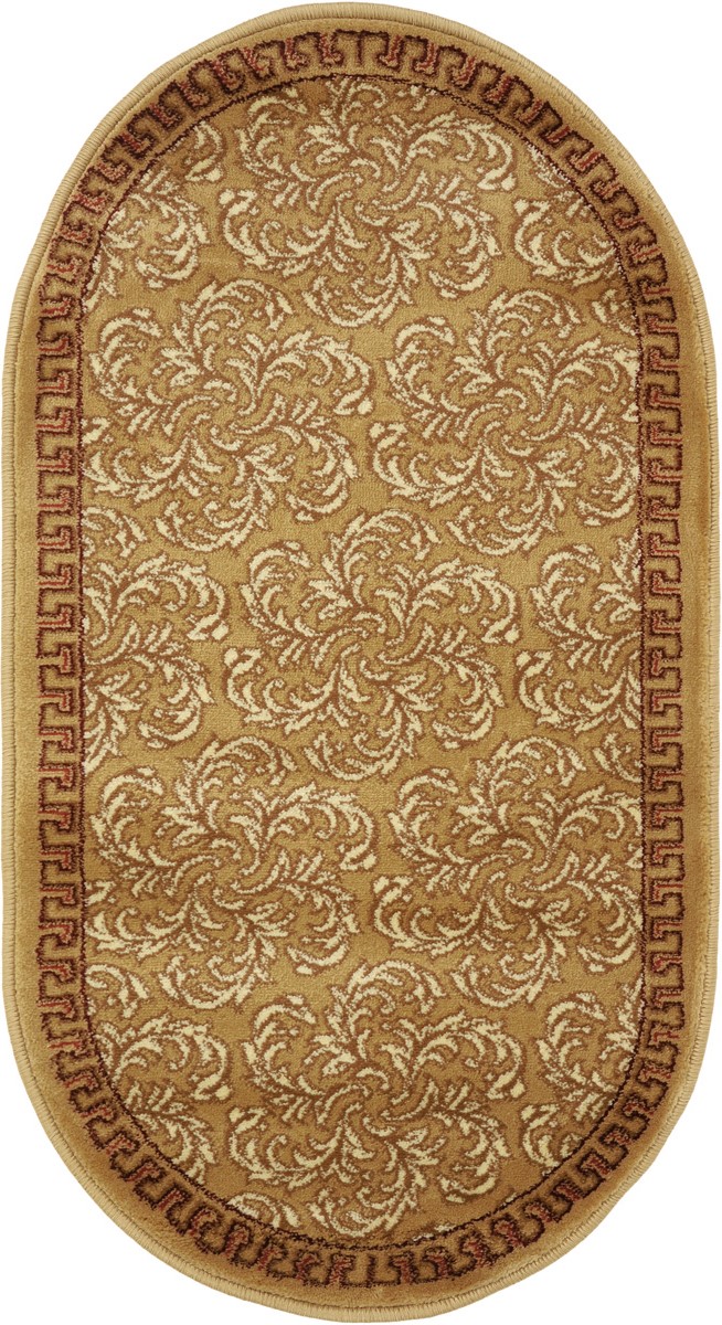 Ковер Kamalak Tekstil, овальный, 60 x 110 см. УК-0283УК-0283 Ковер Kamalak Tekstil, овальный, 60 x 110 см. УК-0283УК-0283Ковер Kamalak Tekstil изготовлен из прочного синтетического материала heat-set, улучшенного варианта полипропилена (эта нить получается в результате его дополнительной обработки). Полипропилен износостоек, нетоксичен, не впитывает влагу, не провоцирует аллергию. Структура волокна в полипропиленовых коврах гладкая, поэтому грязь не будет въедаться и скапливаться на ворсе. Практичный и износоустойчивый ворс не истирается и не накапливает статическое электричество. Ковер обладает хорошими показателями теплостойкости и шумоизоляции. Оригинальный рисунок позволит гармонично оформить интерьер комнаты, гостиной или прихожей. За счет невысокого ворса ковер легко чистить. При надлежащем уходе синтетический ковер прослужит долго, не утратив ни яркости узора, ни блеска ворса, ни упругости. Самый простой способ избавить изделие от грязи - пропылесосить его с обеих сторон (лицевой и изнаночной). Влажная уборка с применением шампуней и моющих средств не противопоказана. Хранить рекомендуется в свернутом рулоном виде.