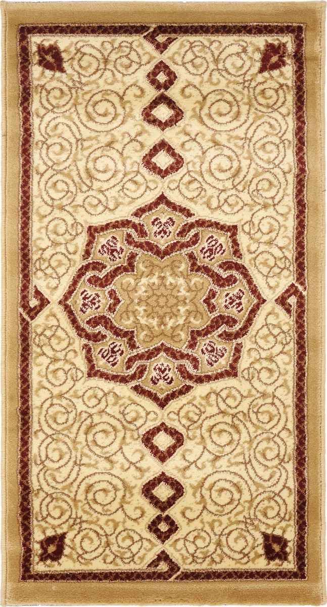 Ковер Kamalak Tekstil, прямоугольный, 60 x 110 см. УК-0088УК-0088 Ковер Kamalak Tekstil, прямоугольный, 60 x 110 см. УК-0088УК-0088Ковер Kamalak Tekstil изготовлен из прочного синтетического материала heat-set, улучшенного варианта полипропилена (эта нить получается в результате его дополнительной обработки). Полипропилен износостоек, нетоксичен, не впитывает влагу, не провоцирует аллергию. Структура волокна в полипропиленовых коврах гладкая, поэтому грязь не будет въедаться и скапливаться на ворсе. Практичный и износоустойчивый ворс не истирается и не накапливает статическое электричество. Ковер обладает хорошими показателями теплостойкости и шумоизоляции. Оригинальный рисунок позволит гармонично оформить интерьер комнаты, гостиной или прихожей. За счет невысокого ворса ковер легко чистить. При надлежащем уходе синтетический ковер прослужит долго, не утратив ни яркости узора, ни блеска ворса, ни упругости. Самый простой способ избавить изделие от грязи - пропылесосить его с обеих сторон (лицевой и изнаночной). Влажная уборка с применением шампуней и моющих средств не противопоказана. Хранить рекомендуется в свернутом рулоном виде.