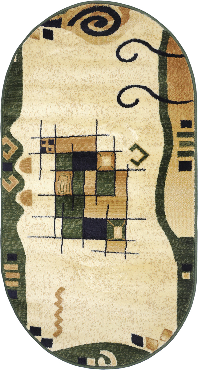 Ковер Kamalak Tekstil, овальный, 80 x 150 см. УК-0341УК-0341 Ковер Kamalak Tekstil, овальный, 80 x 150 см. УК-0341УК-0341Ковер Kamalak Tekstil изготовлен из прочного синтетического материала heat-set, улучшенного варианта полипропилена (эта нить получается в результате его дополнительной обработки). Полипропилен износостоек, нетоксичен, не впитывает влагу, не провоцирует аллергию. Структура волокна в полипропиленовых коврах гладкая, поэтому грязь не будет въедаться и скапливаться на ворсе. Практичный и износоустойчивый ворс не истирается и не накапливает статическое электричество. Ковер обладает хорошими показателями теплостойкости и шумоизоляции. Оригинальный рисунок позволит гармонично оформить интерьер комнаты, гостиной или прихожей. За счет невысокого ворса ковер легко чистить. При надлежащем уходе синтетический ковер прослужит долго, не утратив ни яркости узора, ни блеска ворса, ни упругости. Самый простой способ избавить изделие от грязи - пропылесосить его с обеих сторон (лицевой и изнаночной). Влажная уборка с применением шампуней и моющих средств не противопоказана. Хранить рекомендуется в свернутом рулоном виде.