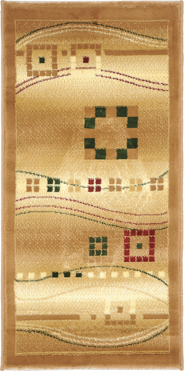 Ковер Kamalak Tekstil, прямоугольный, 50 x 100 см. УК-0453УК-0453 Ковер Kamalak Tekstil, прямоугольный, 50 x 100 см. УК-0453УК-0453Ковер Kamalak Tekstil изготовлен из прочного синтетического материала heat-set, улучшенного варианта полипропилена (эта нить получается в результате его дополнительной обработки). Полипропилен износостоек, нетоксичен, не впитывает влагу, не провоцирует аллергию. Структура волокна в полипропиленовых коврах гладкая, поэтому грязь не будет въедаться и скапливаться на ворсе. Практичный и износоустойчивый ворс не истирается и не накапливает статическое электричество. Ковер обладает хорошими показателями теплостойкости и шумоизоляции. Оригинальный рисунок позволит гармонично оформить интерьер комнаты, гостиной или прихожей. За счет невысокого ворса ковер легко чистить. При надлежащем уходе синтетический ковер прослужит долго, не утратив ни яркости узора, ни блеска ворса, ни упругости. Самый простой способ избавить изделие от грязи - пропылесосить его с обеих сторон (лицевой и изнаночной). Влажная уборка с применением шампуней и моющих средств не противопоказана. Хранить рекомендуется в свернутом рулоном виде.