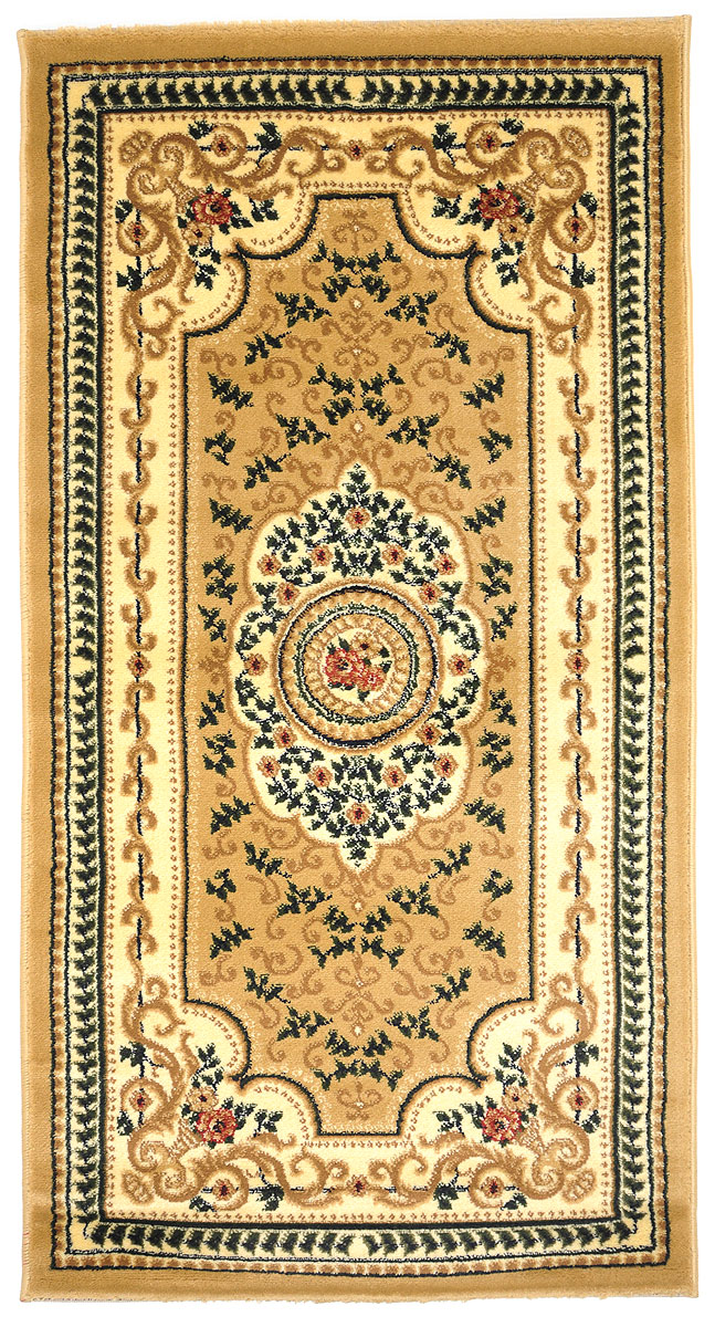 Ковер Kamalak Tekstil, прямоугольный, 80 x 150 см. УК-0396УК-0396 Ковер Kamalak Tekstil, прямоугольный, 80 x 150 см. УК-0396УК-0396Ковер Kamalak Tekstil изготовлен из прочного синтетического материала heat-set, улучшенного варианта полипропилена (эта нить получается в результате его дополнительной обработки). Полипропилен износостоек, нетоксичен, не впитывает влагу, не провоцирует аллергию. Структура волокна в полипропиленовых коврах гладкая, поэтому грязь не будет въедаться и скапливаться на ворсе. Практичный и износоустойчивый ворс не истирается и не накапливает статическое электричество. Ковер обладает хорошими показателями теплостойкости и шумоизоляции. Оригинальный рисунок позволит гармонично оформить интерьер комнаты, гостиной или прихожей. За счет невысокого ворса ковер легко чистить. При надлежащем уходе синтетический ковер прослужит долго, не утратив ни яркости узора, ни блеска ворса, ни упругости. Самый простой способ избавить изделие от грязи - пропылесосить его с обеих сторон (лицевой и изнаночной). Влажная уборка с применением шампуней и моющих средств не противопоказана. Хранить рекомендуется в свернутом рулоном виде.