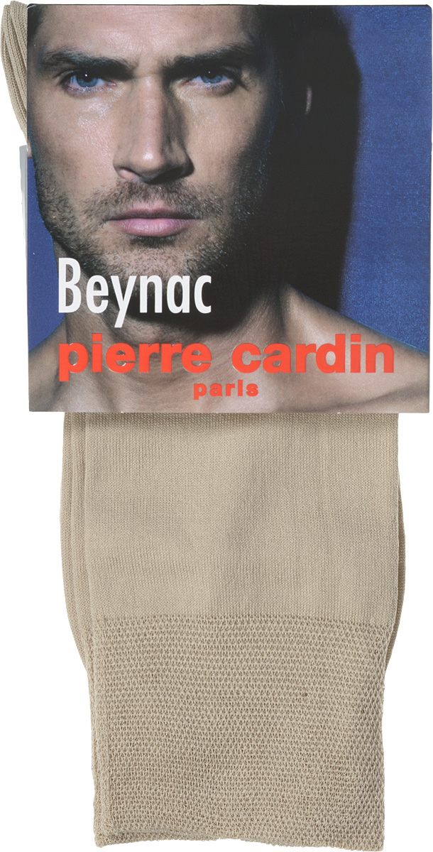Носки мужские Pierre Cardin Beynac, цвет: бежевый. Размер 5 (45/46)