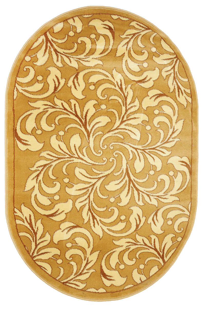 Ковер Kamalak Tekstil, овальный, 100 x 150 см. УК-0309УК-0309 Ковер Kamalak Tekstil, овальный, 100 x 150 см. УК-0309УК-0309Ковер Kamalak Tekstil изготовлен из прочного синтетического материала heat-set, улучшенного варианта полипропилена (эта нить получается в результате его дополнительной обработки). Полипропилен износостоек, нетоксичен, не впитывает влагу, не провоцирует аллергию. Структура волокна в полипропиленовых коврах гладкая, поэтому грязь не будет въедаться и скапливаться на ворсе. Практичный и износоустойчивый ворс не истирается и не накапливает статическое электричество. Ковер обладает хорошими показателями теплостойкости и шумоизоляции. Оригинальный рисунок позволит гармонично оформить интерьер комнаты, гостиной или прихожей. За счет невысокого ворса ковер легко чистить. При надлежащем уходе синтетический ковер прослужит долго, не утратив ни яркости узора, ни блеска ворса, ни упругости. Самый простой способ избавить изделие от грязи - пропылесосить его с обеих сторон (лицевой и изнаночной). Влажная уборка с применением шампуней и моющих средств не противопоказана. Хранить рекомендуется в свернутом рулоном виде.