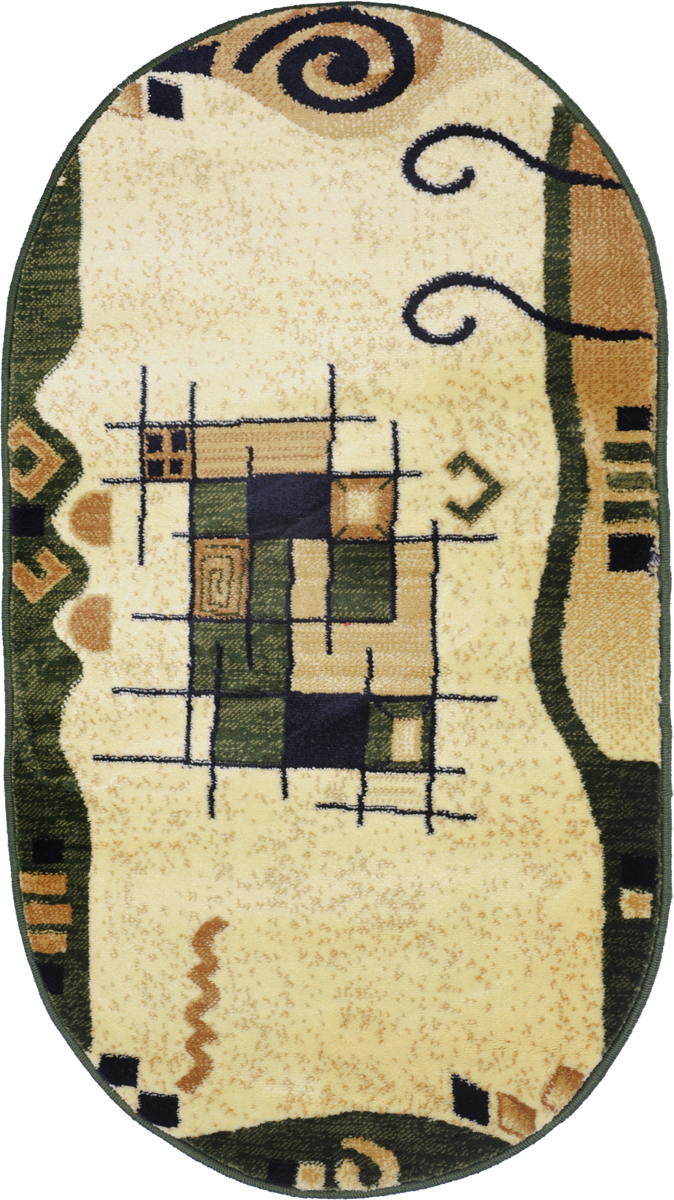 Ковер Kamalak Tekstil, овальный, 60 x 110 см. УК-0343УК-0343 Ковер Kamalak Tekstil, овальный, 60 x 110 см. УК-0343УК-0343Ковер Kamalak Tekstil изготовлен из прочного синтетического материала heat-set, улучшенного варианта полипропилена (эта нить получается в результате его дополнительной обработки). Полипропилен износостоек, нетоксичен, не впитывает влагу, не провоцирует аллергию. Структура волокна в полипропиленовых коврах гладкая, поэтому грязь не будет въедаться и скапливаться на ворсе. Практичный и износоустойчивый ворс не истирается и не накапливает статическое электричество. Ковер обладает хорошими показателями теплостойкости и шумоизоляции. Оригинальный рисунок позволит гармонично оформить интерьер комнаты, гостиной или прихожей. За счет невысокого ворса ковер легко чистить. При надлежащем уходе синтетический ковер прослужит долго, не утратив ни яркости узора, ни блеска ворса, ни упругости. Самый простой способ избавить изделие от грязи - пропылесосить его с обеих сторон (лицевой и изнаночной). Влажная уборка с применением шампуней и моющих средств не противопоказана. Хранить рекомендуется в свернутом рулоном виде.