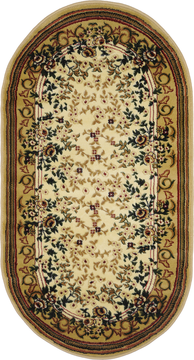 Ковер Kamalak Tekstil, овальный, 80 x 150 см. УК-0122УК-0122 Ковер Kamalak Tekstil, овальный, 80 x 150 см. УК-0122УК-0122Ковер Kamalak Tekstil изготовлен из прочного синтетического материала heat-set, улучшенного варианта полипропилена (эта нить получается в результате его дополнительной обработки). Полипропилен износостоек, нетоксичен, не впитывает влагу, не провоцирует аллергию. Структура волокна в полипропиленовых коврах гладкая, поэтому грязь не будет въедаться и скапливаться на ворсе. Практичный и износоустойчивый ворс не истирается и не накапливает статическое электричество. Ковер обладает хорошими показателями теплостойкости и шумоизоляции. Оригинальный рисунок позволит гармонично оформить интерьер комнаты, гостиной или прихожей. За счет невысокого ворса ковер легко чистить. При надлежащем уходе синтетический ковер прослужит долго, не утратив ни яркости узора, ни блеска ворса, ни упругости. Самый простой способ избавить изделие от грязи - пропылесосить его с обеих сторон (лицевой и изнаночной). Влажная уборка с применением шампуней и моющих средств не противопоказана. Хранить рекомендуется в свернутом рулоном виде.