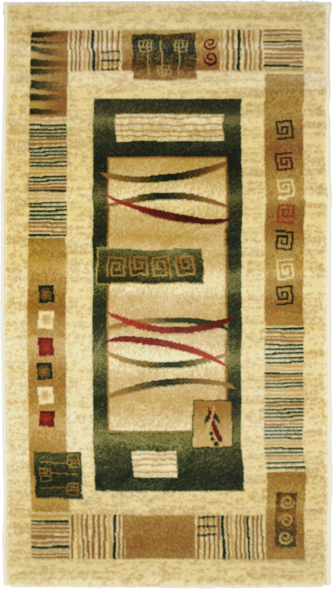 Ковер Kamalak Tekstil, прямоугольный, 80 x 150 см. УК-0048УК-0048 Ковер Kamalak Tekstil, прямоугольный, 80 x 150 см. УК-0048УК-0048Ковер Kamalak Tekstil изготовлен из прочного синтетического материала heat-set, улучшенного варианта полипропилена (эта нить получается в результате его дополнительной обработки). Полипропилен износостоек, нетоксичен, не впитывает влагу, не провоцирует аллергию. Структура волокна в полипропиленовых коврах гладкая, поэтому грязь не будет въедаться и скапливаться на ворсе. Практичный и износоустойчивый ворс не истирается и не накапливает статическое электричество. Ковер обладает хорошими показателями теплостойкости и шумоизоляции. Оригинальный рисунок позволит гармонично оформить интерьер комнаты, гостиной или прихожей. За счет невысокого ворса ковер легко чистить. При надлежащем уходе синтетический ковер прослужит долго, не утратив ни яркости узора, ни блеска ворса, ни упругости. Самый простой способ избавить изделие от грязи - пропылесосить его с обеих сторон (лицевой и изнаночной). Влажная уборка с применением шампуней и моющих средств не противопоказана. Хранить рекомендуется в свернутом рулоном виде.