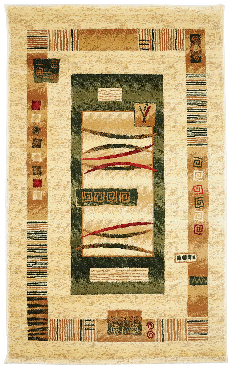 Ковер Kamalak Tekstil, прямоугольный, 100 x 150 см. УК-0047УК-0047 Ковер Kamalak Tekstil, прямоугольный, 100 x 150 см. УК-0047УК-0047Ковер Kamalak Tekstil изготовлен из прочного синтетического материала heat-set, улучшенного варианта полипропилена (эта нить получается в результате его дополнительной обработки). Полипропилен износостоек, нетоксичен, не впитывает влагу, не провоцирует аллергию. Структура волокна в полипропиленовых коврах гладкая, поэтому грязь не будет въедаться и скапливаться на ворсе. Практичный и износоустойчивый ворс не истирается и не накапливает статическое электричество. Ковер обладает хорошими показателями теплостойкости и шумоизоляции. Оригинальный рисунок позволит гармонично оформить интерьер комнаты, гостиной или прихожей. За счет невысокого ворса ковер легко чистить. При надлежащем уходе синтетический ковер прослужит долго, не утратив ни яркости узора, ни блеска ворса, ни упругости. Самый простой способ избавить изделие от грязи - пропылесосить его с обеих сторон (лицевой и изнаночной). Влажная уборка с применением шампуней и моющих средств не противопоказана. Хранить рекомендуется в свернутом рулоном виде.