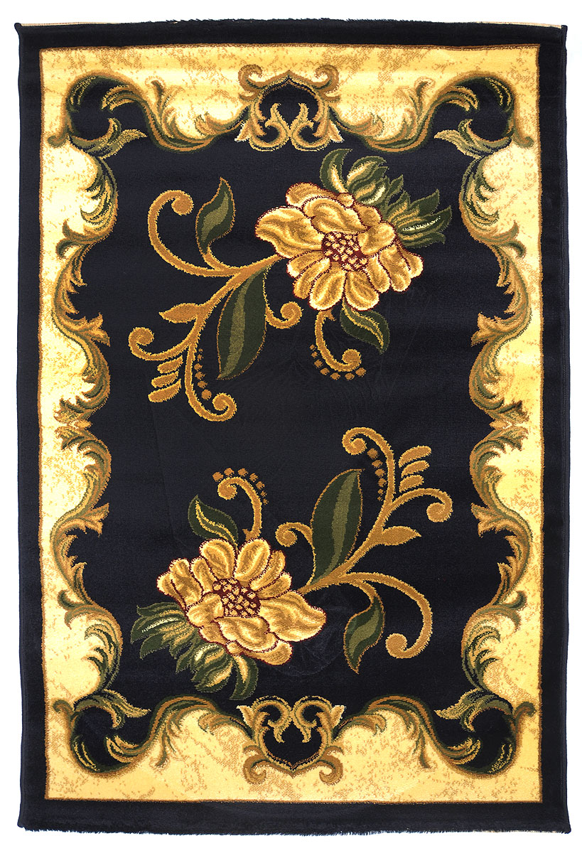 Ковер Kamalak Tekstil, прямоугольный, 100 x 150 см. УК-0065УК-0065 Ковер Kamalak Tekstil, прямоугольный, 100 x 150 см. УК-0065УК-0065Ковер Kamalak Tekstil изготовлен из прочного синтетического материала heat-set, улучшенного варианта полипропилена (эта нить получается в результате его дополнительной обработки). Полипропилен износостоек, нетоксичен, не впитывает влагу, не провоцирует аллергию. Структура волокна в полипропиленовых коврах гладкая, поэтому грязь не будет въедаться и скапливаться на ворсе. Практичный и износоустойчивый ворс не истирается и не накапливает статическое электричество. Ковер обладает хорошими показателями теплостойкости и шумоизоляции. Оригинальный рисунок позволит гармонично оформить интерьер комнаты, гостиной или прихожей. За счет невысокого ворса ковер легко чистить. При надлежащем уходе синтетический ковер прослужит долго, не утратив ни яркости узора, ни блеска ворса, ни упругости. Самый простой способ избавить изделие от грязи - пропылесосить его с обеих сторон (лицевой и изнаночной). Влажная уборка с применением шампуней и моющих средств не противопоказана. Хранить рекомендуется в свернутом рулоном виде.