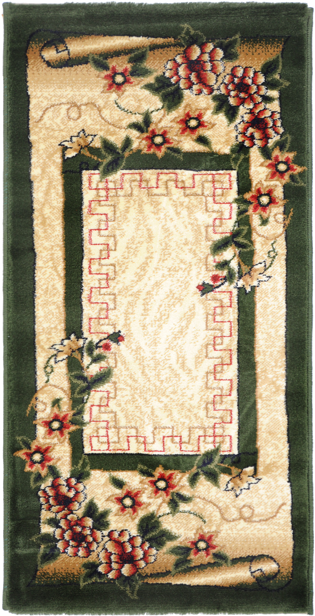 Ковер Kamalak Tekstil, прямоугольный, 50 x 100 см. УК-0452УК-0452 Ковер Kamalak Tekstil, прямоугольный, 50 x 100 см. УК-0452УК-0452Ковер Kamalak Tekstil изготовлен из прочного синтетического материала heat-set, улучшенного варианта полипропилена (эта нить получается в результате его дополнительной обработки). Полипропилен износостоек, нетоксичен, не впитывает влагу, не провоцирует аллергию. Структура волокна в полипропиленовых коврах гладкая, поэтому грязь не будет въедаться и скапливаться на ворсе. Практичный и износоустойчивый ворс не истирается и не накапливает статическое электричество. Ковер обладает хорошими показателями теплостойкости и шумоизоляции. Оригинальный рисунок позволит гармонично оформить интерьер комнаты, гостиной или прихожей. За счет невысокого ворса ковер легко чистить. При надлежащем уходе синтетический ковер прослужит долго, не утратив ни яркости узора, ни блеска ворса, ни упругости. Самый простой способ избавить изделие от грязи - пропылесосить его с обеих сторон (лицевой и изнаночной). Влажная уборка с применением шампуней и моющих средств не противопоказана. Хранить рекомендуется в свернутом рулоном виде.