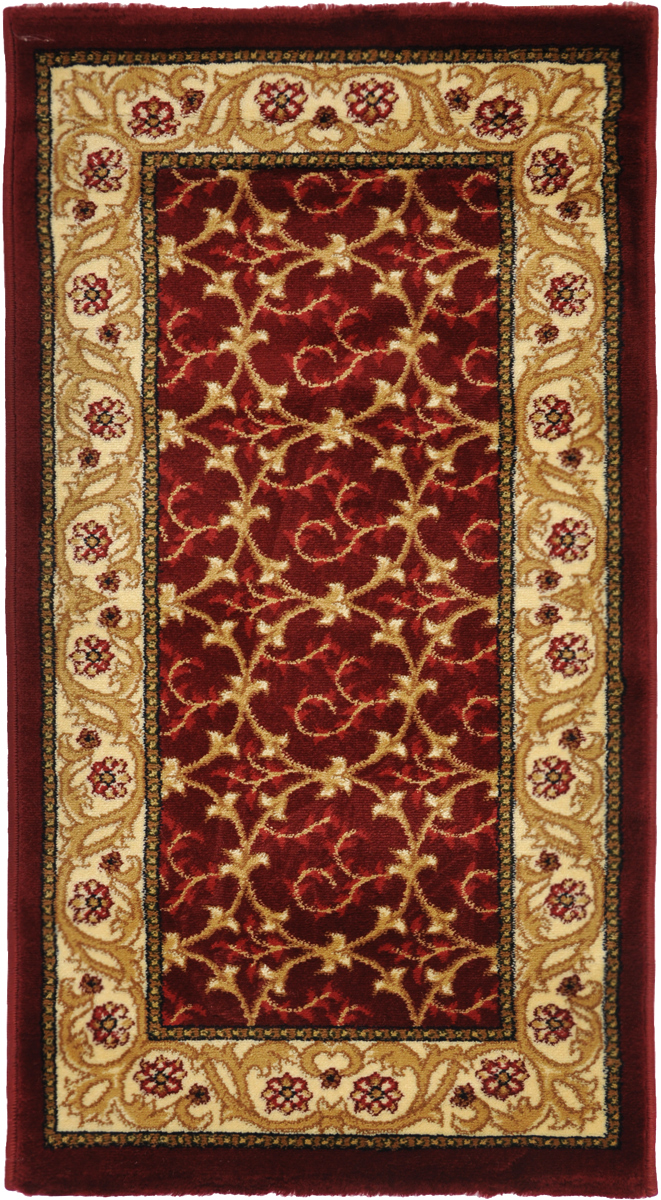 Ковер Kamalak Tekstil, прямоугольный, 60 x 110 см. УК-0223УК-0223 Ковер Kamalak Tekstil, прямоугольный, 60 x 110 см. УК-0223УК-0223Ковер Kamalak Tekstil изготовлен из прочного синтетического материала heat-set, улучшенного варианта полипропилена (эта нить получается в результате его дополнительной обработки). Полипропилен износостоек, нетоксичен, не впитывает влагу, не провоцирует аллергию. Структура волокна в полипропиленовых коврах гладкая, поэтому грязь не будет въедаться и скапливаться на ворсе. Практичный и износоустойчивый ворс не истирается и не накапливает статическое электричество. Ковер обладает хорошими показателями теплостойкости и шумоизоляции. Оригинальный рисунок позволит гармонично оформить интерьер комнаты, гостиной или прихожей. За счет невысокого ворса ковер легко чистить. При надлежащем уходе синтетический ковер прослужит долго, не утратив ни яркости узора, ни блеска ворса, ни упругости. Самый простой способ избавить изделие от грязи - пропылесосить его с обеих сторон (лицевой и изнаночной). Влажная уборка с применением шампуней и моющих средств не противопоказана. Хранить рекомендуется в свернутом рулоном виде.