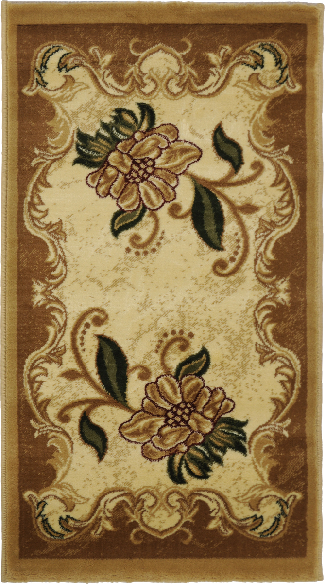 Ковер Kamalak Tekstil, прямоугольный, 60 x 110 см. УК-0070УК-0070 Ковер Kamalak Tekstil, прямоугольный, 60 x 110 см. УК-0070УК-0070Ковер Kamalak Tekstil изготовлен из прочного синтетического материала heat-set, улучшенного варианта полипропилена (эта нить получается в результате его дополнительной обработки). Полипропилен износостоек, нетоксичен, не впитывает влагу, не провоцирует аллергию. Структура волокна в полипропиленовых коврах гладкая, поэтому грязь не будет въедаться и скапливаться на ворсе. Практичный и износоустойчивый ворс не истирается и не накапливает статическое электричество. Ковер обладает хорошими показателями теплостойкости и шумоизоляции. Оригинальный рисунок позволит гармонично оформить интерьер комнаты, гостиной или прихожей. За счет невысокого ворса ковер легко чистить. При надлежащем уходе синтетический ковер прослужит долго, не утратив ни яркости узора, ни блеска ворса, ни упругости. Самый простой способ избавить изделие от грязи - пропылесосить его с обеих сторон (лицевой и изнаночной). Влажная уборка с применением шампуней и моющих средств не противопоказана. Хранить рекомендуется в свернутом рулоном виде.