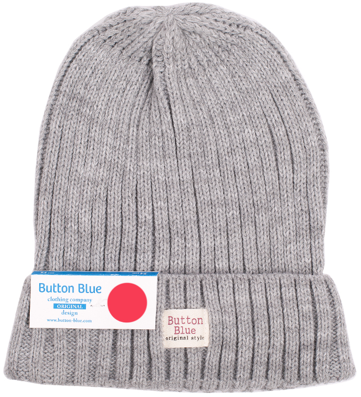 Шапка для мальчика Button Blue, цвет: серый меланж. 216BBBX73041900. Размер 56, 12-13 лет216BBBX73041900 Шапка для мальчика Button Blue, цвет: серый меланж. 216BBBX73041900. Размер 56, 12-13 лет216BBBX73041900Детская вязаная шапка - важный атрибут повседневной одежды! Модель выполнена из высококачественного материала, оформлена оригинальной вязкой и подворотом.
