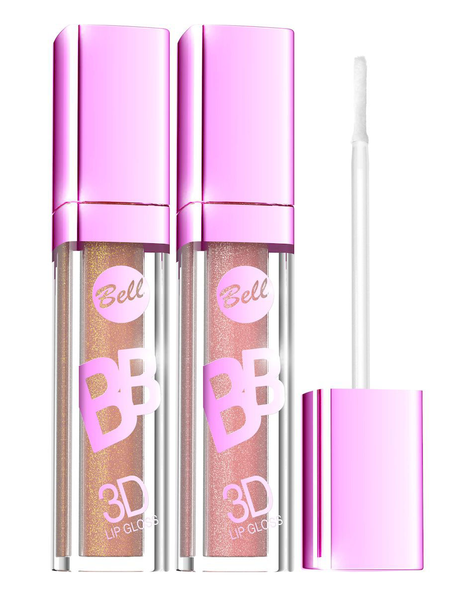 Bell Набор блесков визуально увеличивающих объем губ BB 3D Lip Gloss: тон №1, тон №2, 12 млBsp01 Bell Набор блесков визуально увеличивающих объем губ BB 3D Lip Gloss: тон №1, тон №2, 12 млBsp01Xрустальный Блеск и эффект разглаживания. Секрет действия Блеска для губ заключается в формуле, содержащей Crystal Shine Complex - маленькие частички, отражающие свет и обеспечивающие эффект 3D.Специально подобранные полимеры значительно улучшают увлажнение губ. Состав кондиционирующих компонентов увеличивает гибкость эпидермиса и гарантирует ощущение увлажненных губ. Легкая, кремовая формула не образует комочков и не склеивает губы.