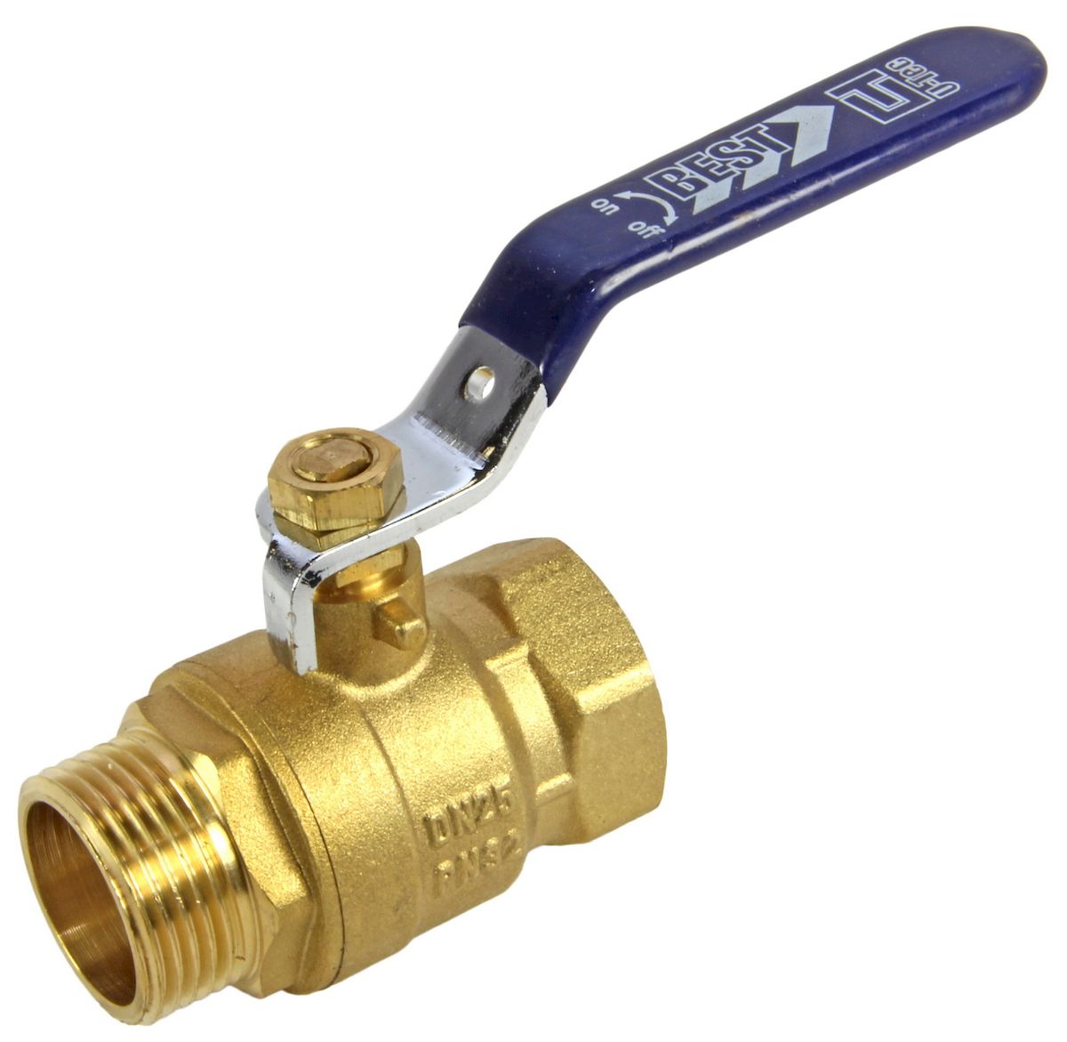 Кран шаровой U-tec Best, ручка, полнопроходной, 1UTV1211.Y04/B Кран шаровой U-tec Best, ручка, полнопроходной, 1UTV1211.Y04/BПродукция под Торговой маркой U-TEC, прошла все необходимые испытания, и по праву может считатся надежной! . Продукция U-TEC застрахована полисом страхования ответственности качества товаров, что придает дополнительную уверенность нашим покупателям. Качество выпускаемой продукции позволяет быть уверенным в его надежности и предоставлять нашим клиентам гарантию 5 лет U-TEC Кран шар. BEST, лат., ручка, В - Н, полнопрох., 1, бирка Материал основа:Латунь Покрытие: Никель
