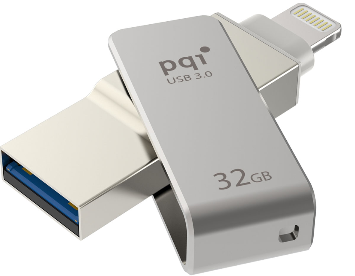 PQI iConnect mini 32GB, Gray флеш-накопитель