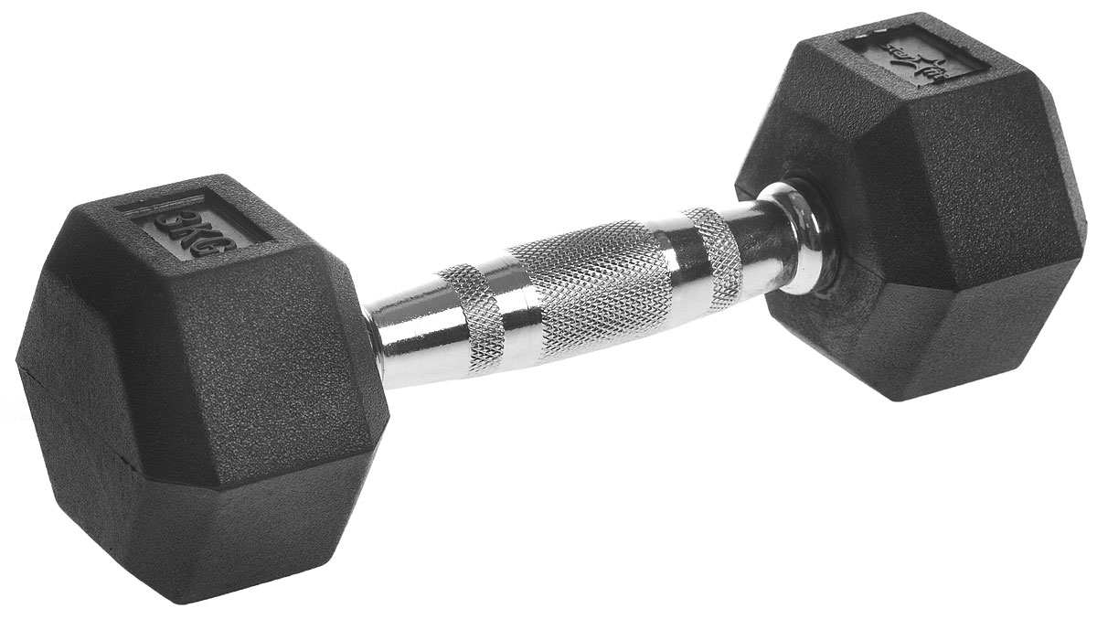 Гантель Star Fit DB-301, обрезиненная, 3 кг starfit bk 301 meteor