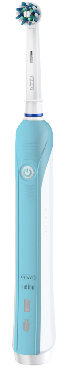 Oral-B Precision Clean 500 электрическая зубная щетка (D16.513.U), Lignt BlueD16.513.U Oral-B Precision Clean 500 электрическая зубная щетка (D16.513.U), Lignt BlueD16.513.UДо 100% больше удаления налета с 3D технологией (по сравнению с обычной зубной щеткой).Клинически доказано, что электрическая зубная щетка Oral-B PRO 500 удаляет до двух раз больше зубного налета, чем мануальная зубная щетка.- Благодаря профессионально разработанному дизайну насадки Cross Action, щетинки, расположенные под углом 16?, окружают каждый зуб, бережно удаляя налет даже из труднодоступных мест.- 3D технология чистки совмещает возвратно-вращательные движения с пульсацией: пульсирующие движения бережно разрыхляют зубной налет, а возвратно-вращательные движения выметают его и массируют десны. - Основанный в 1950 году в Калифорнии, бренд Oral-B предоставляет превосходные продукты для ухода за полостью рта. Совместно с Braun Oral-B производит в Германии электрические зубные щетки на протяжении более 50 лет, постоянно совершенствуя свои технологии.- Активные движения щетки помогают ежедневно достигать более высоких результатов, чем с обычной зубной щеткой.- Клинически доказано, что технология 3D Cleaning Action превосходно очищает зубы, удаляя до 100% больше зубного налета, чем мануальная зубная щетка. Закругленные кончики щетинок и встроенный датчик давления (автоматически отключающий пульсацию при чрезмерном давлении на щетку) гарантируют безопасность применения.- Голубые щетинки Indicator обесцвечиваются наполовину, сигнализируя о необходимости замены насадки (чтобы постоянно получать превосходный результат, менять насадку рекомендуется в среднем раз в 3 месяца).Подходит для детей с 3-х лет.