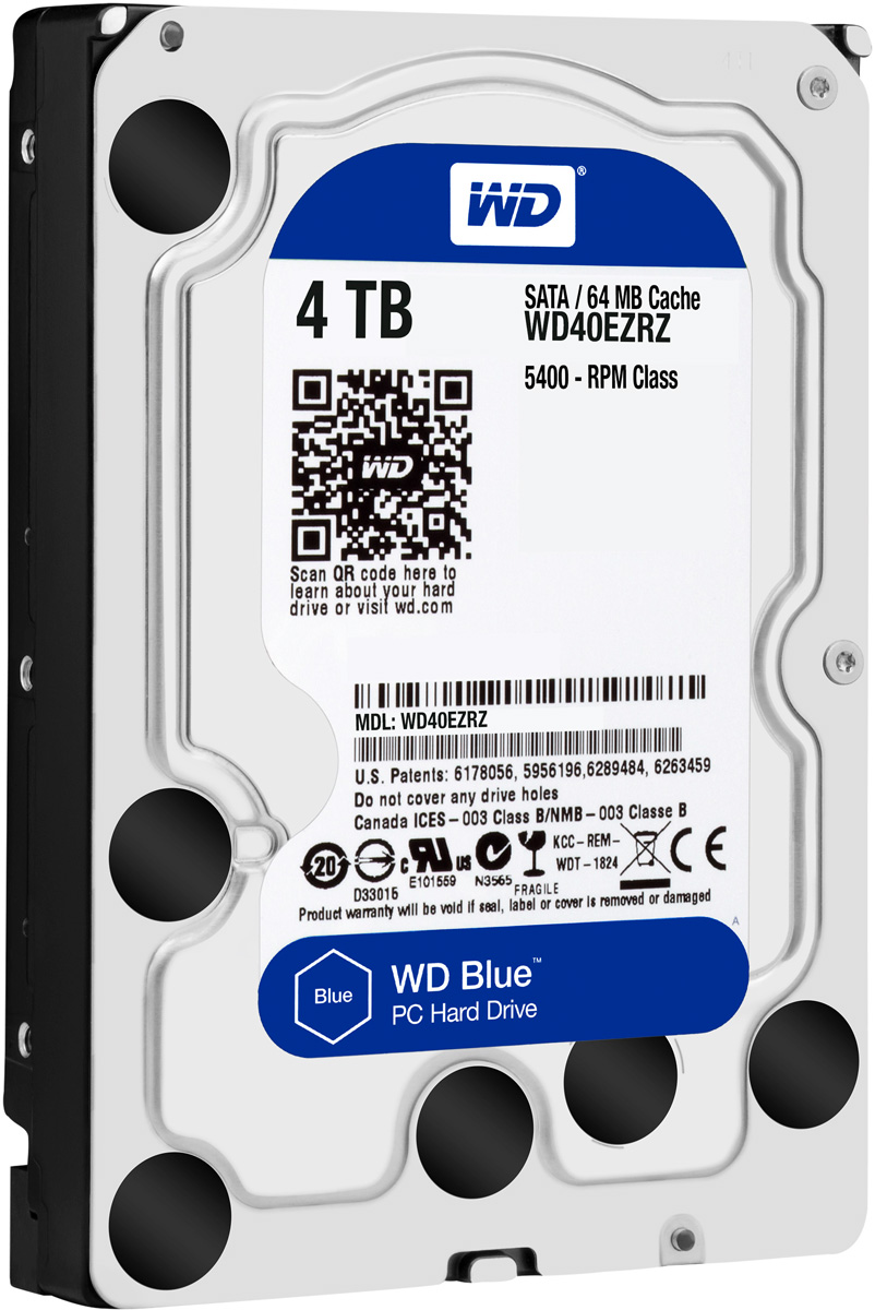 WD Blue 4TB внутренний жесткий диск (WD40EZRZ)