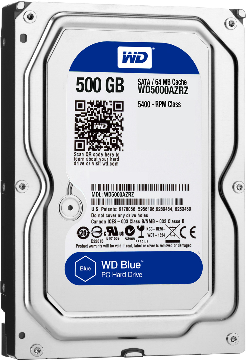 Zakazat.ru: WD Blue 500GB внутренний жесткий диск (WD5000AZRZ)