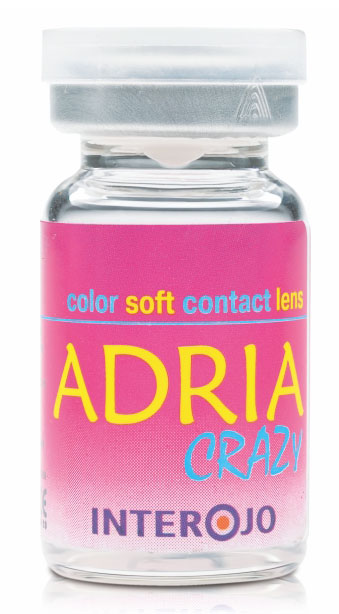 Adria Контактные линзы Crazy / 1 шт / 8.6 / 14.0 / 0.0 / White cat