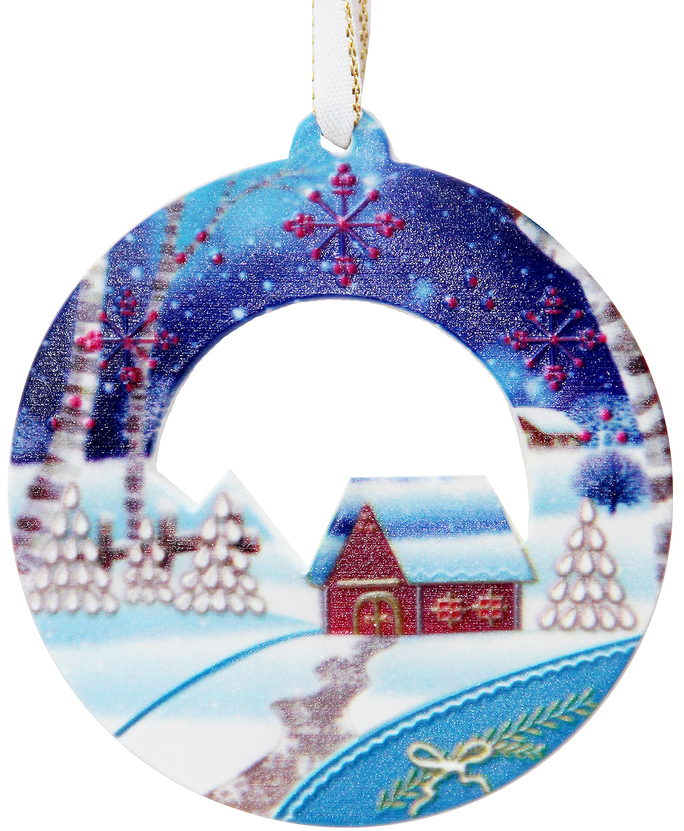 Украшение новогоднее подвесное Magic Time, 8 х 8,5 х 0,6 см. 4176841768 Украшение новогоднее подвесное Magic Time, 8 х 8,5 х 0,6 см. 4176841768Новогоднее подвесное украшение Magic Time выполнено из полирезины. С помощью специальной петельки украшение можно повесить в любом понравившемся вам месте. Но, конечно, удачнее всего оно будет смотреться на праздничной елке.Елочная игрушка - символ Нового года. Она несет в себе волшебство и красоту праздника. Создайте в своем доме атмосферу веселья и радости, украшая новогоднюю елку нарядными игрушками, которые будут из года в год накапливать теплоту воспоминаний.