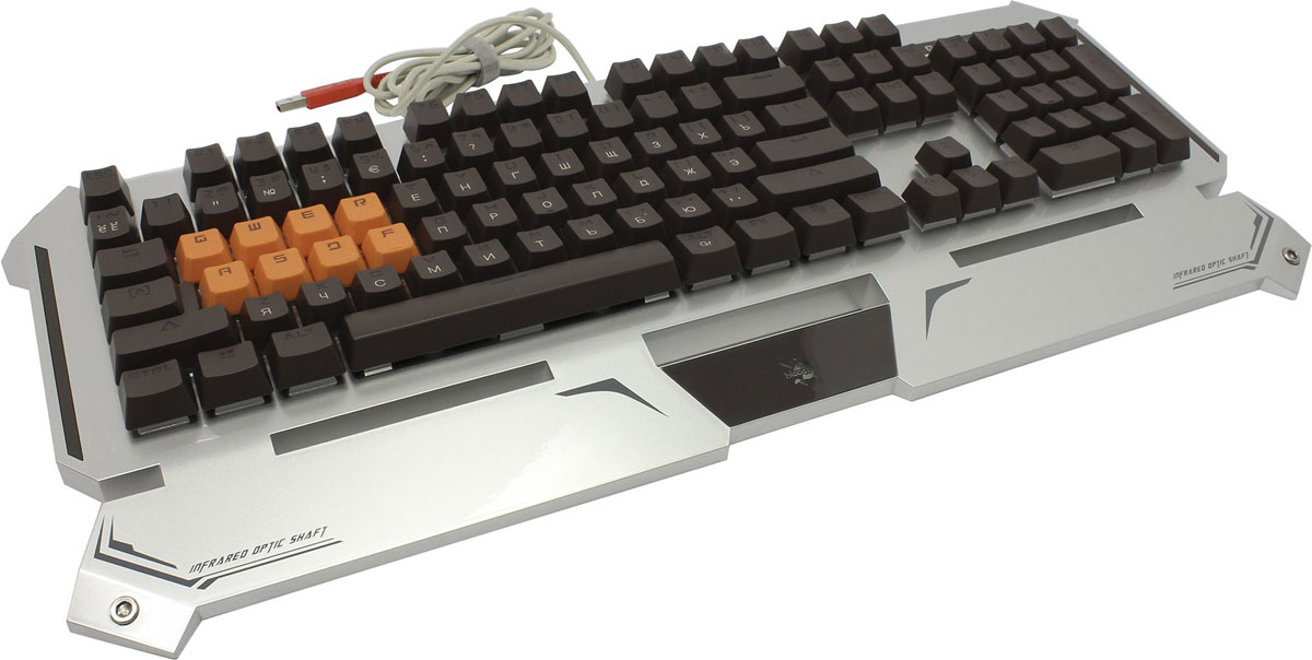 Игровая клавиатура A4Tech Bloody B740A, Silver Black