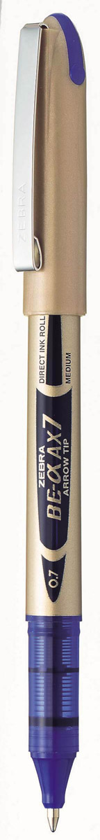 Zebra Ручка-роллер BE-& AX7 цвет чернил синий