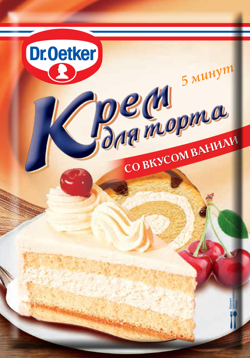 Dr.Oetker крем для торта со вкусом ванили, 50 г1-84-002000 Dr.Oetker крем для торта со вкусом ванили, 50 г1-84-002000Крем для торта со вкусом ванили Dr.Oetker - универсальная начинка и украшение для торта, имеющая нежнейшую консистенцию.