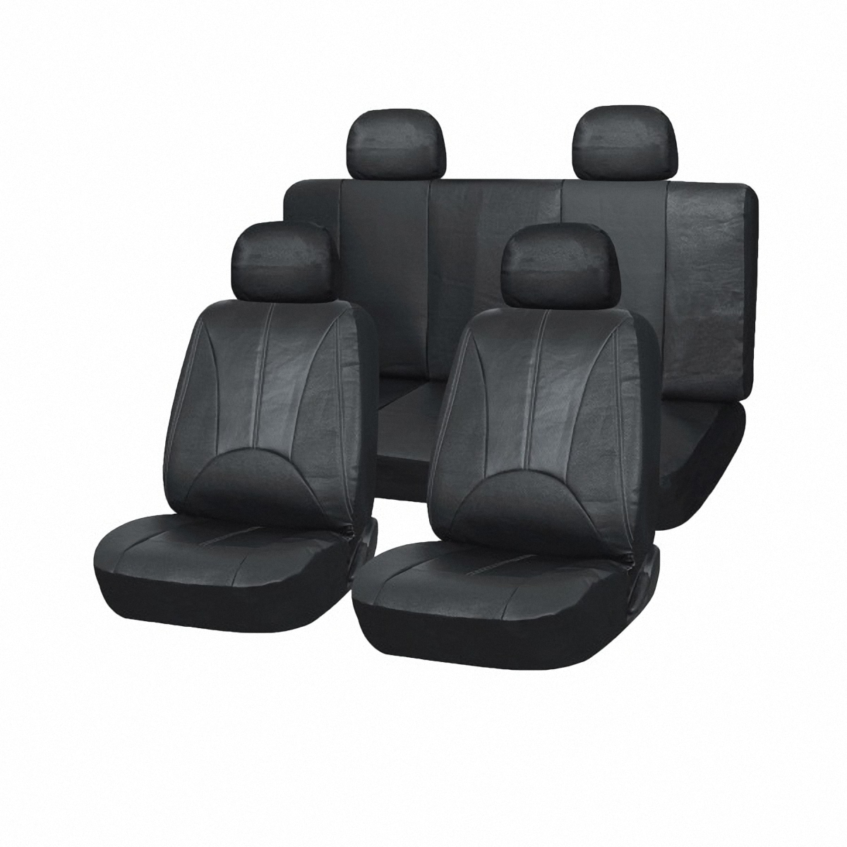 Чехлы автомобильные Skyway. S01301015S01301015 Чехлы автомобильные Skyway. S01301015S01301015Комплект классических универсальных автомобильных чехлов Skyway S01301015 изготовлен из искусственной кожи. Чехлы защитят обивку сидений от вытирания и выцветания. Благодаря структуре ткани, обеспечивается улучшенная вентиляция кресел, что позволяет сделать более комфортными долгое пребывание за рулем во время дальней поездки.