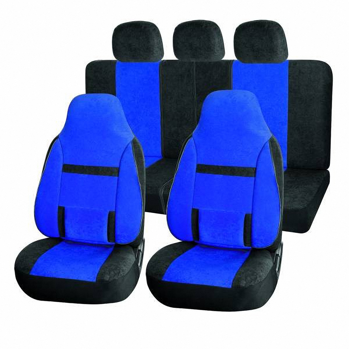 Чехлы автомобильные Skyway. S01301095S01301095 Чехлы автомобильные Skyway. S01301095S01301095Комплект классических универсальных автомобильных чехлов Skyway S01301095 изготовлен из велюра. Чехлы защитят обивку сидений от вытирания и выцветания. Благодаря структуре ткани, обеспечивается улучшенная вентиляция кресел, что позволяет сделать более комфортными долгое пребывание за рулем во время дальней поездки.