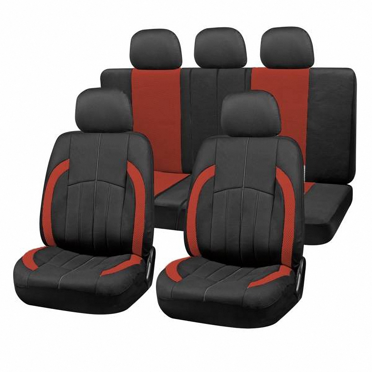 Чехлы автомобильные Skyway. S01301128S01301128 Чехлы автомобильные Skyway. S01301128S01301128Комплект классических универсальных автомобильных чехлов Skyway S01301128 изготовлен из полиэстера. Чехлы защитят обивку сидений от вытирания и выцветания. Благодаря структуре ткани, обеспечивается улучшенная вентиляция кресел, что позволяет сделать более комфортными долгое пребывание за рулем во время дальней поездки.