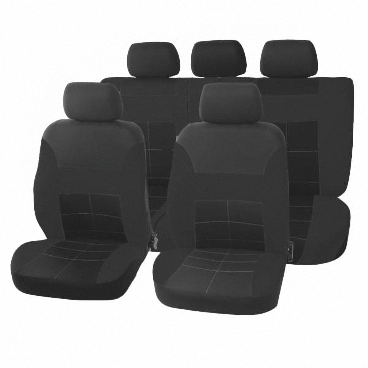 Чехлы автомобильные Skyway. S01301133S01301133 Чехлы автомобильные Skyway. S01301133S01301133Комплект классических универсальных автомобильных чехлов Skyway S01301133 изготовлен из полиэстера. Чехлы защитят обивку сидений от вытирания и выцветания. Благодаря структуре ткани, обеспечивается улучшенная вентиляция кресел, что позволяет сделать более комфортными долгое пребывание за рулем во время дальней поездки.