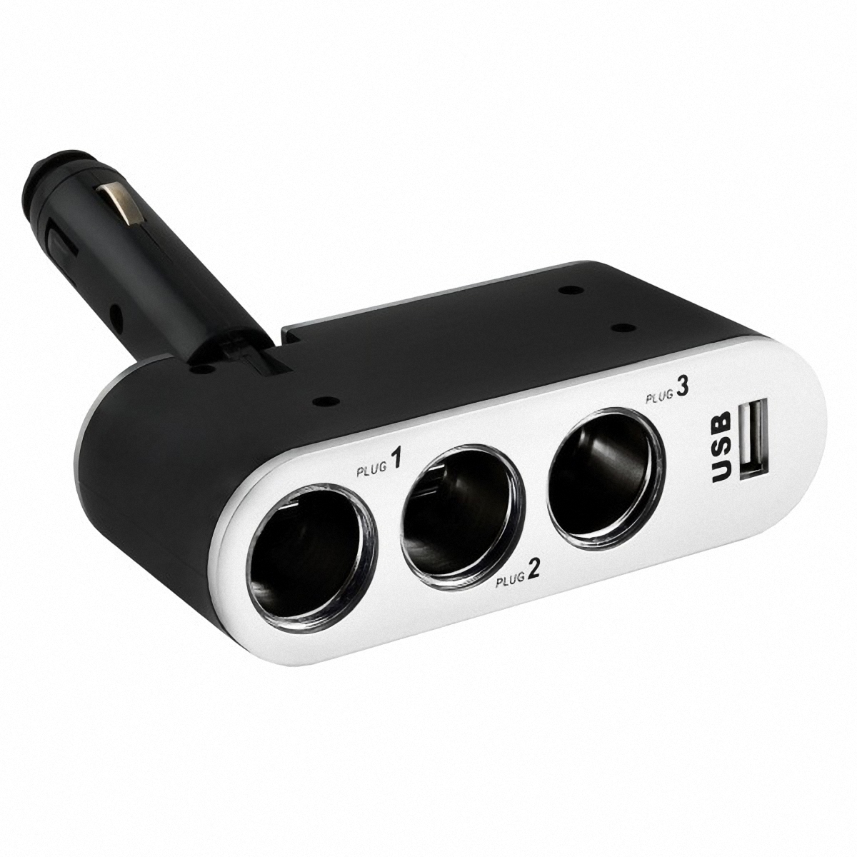 Разветвитель прикуривателя Skyway, 3 выхода + USB. S02301006S02301006 Разветвитель прикуривателя Skyway, 3 выхода + USB. S02301006S02301006Разветвитель прикуривателя на 3 гнезда + USB позволяет подключать три устройства, имеющих стандартный разъем под прикуриватель, плюс одно устройство, имеющее разъем USB (блоки питания для ноутбука, кпк, сотового телефона, GPS-навигатора, антирадара, пылесоса, холодильника, различные зарядные устройства и т.д.). Устройство вращается на 180°, вверх и вниз. Устройство используется при мощности 7А. Общая мощность 80 Ватт. Рабочая температура 0 - 60°С. Относительная влажность воздуха 5% - 70%.Потребляемая мощность 12 - 24 В.Количество гнёзд: 3. Количество USB-портов: 1.