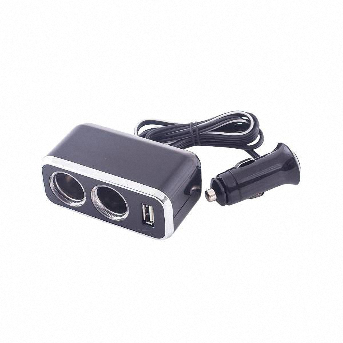 Разветвитель прикуривателя Skyway, 2 выхода + USB. S02301016S02301016 Разветвитель прикуривателя Skyway, 2 выхода + USB. S02301016S02301016Разветвитель прикуривателя Skyway позволяет подключать устройства, имеющие стандартный разъем под прикуриватель, плюс устройства, имеющие разъем USB (блоки питания для ноутбука, кпк, сотового телефона, GPS-навигатора, антирадара, пылесоса, холодильника, различные зарядные устройства и многое другое). Устройство вращается на 180°, вверх и вниз. Устройство используется при мощности 7А. Общая мощность 80 Ватт. Предохранитель 5А.Потребляемая мощность 12-24 В.Количество гнезд: 2. Количество USB-портов: 1.