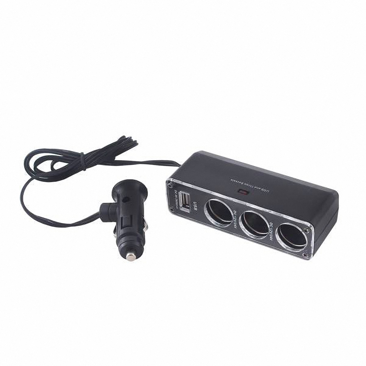 Разветвитель прикуривателя Skyway, 3 выхода + USB. S02301024S02301024 Разветвитель прикуривателя Skyway, 3 выхода + USB. S02301024S02301024Разветвитель прикуривателя Skyway позволяет подключать устройства, имеющие стандартный разъем под прикуриватель, плюс устройства, имеющие разъем USB (блоки питания для ноутбука, кпк, сотового телефона, GPS-навигатора, антирадара, пылесоса, холодильника, различные зарядные устройства и многое другое). Устройство вращается на 180°, вверх и вниз. Устройство используется при мощности 7А. Общая мощность 80 Ватт. Предохранитель 5А.Потребляемая мощность 12-24 В.Количество гнезд: 3. Количество USB-портов: 1.