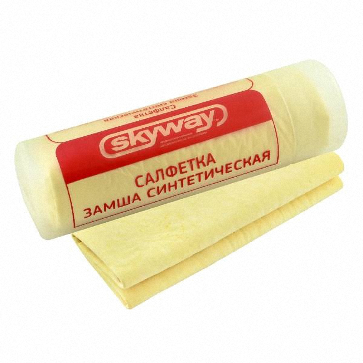 Салфетка Skyway, 43 х 64 смS03901002 Салфетка Skyway, 43 х 64 смS03901002Салфетка Skyway из искусственной замши обладает повышенной влаговпитываемостью, не оставляет разводов, устойчива к растяжению и скручиванию. Надолго сохраняет свои свойства, подходит для протирки стекол приборной панели, кузова, колес автомобиля.