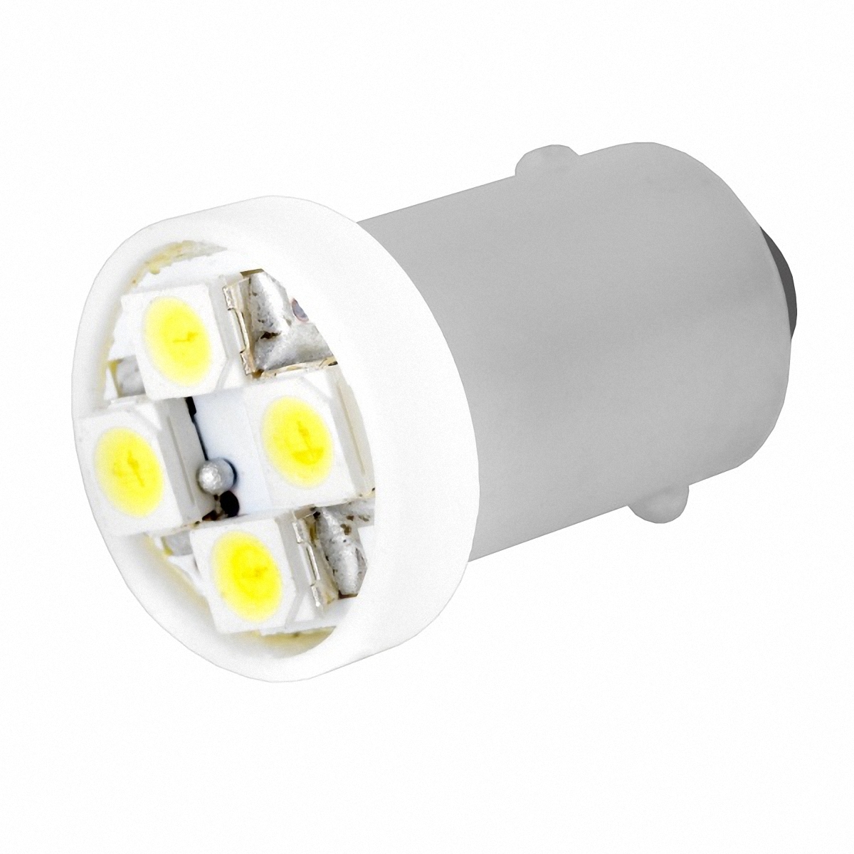 Skyway Автолампа диод T8,5(T4W). SBA9S-4SMD-3528SBA9S-4SMD-3528 Skyway Автолампа диод T8,5(T4W). SBA9S-4SMD-3528SBA9S-4SMD-35284 SMD диодов с цоколем BA9S 1-конт Конус Белая