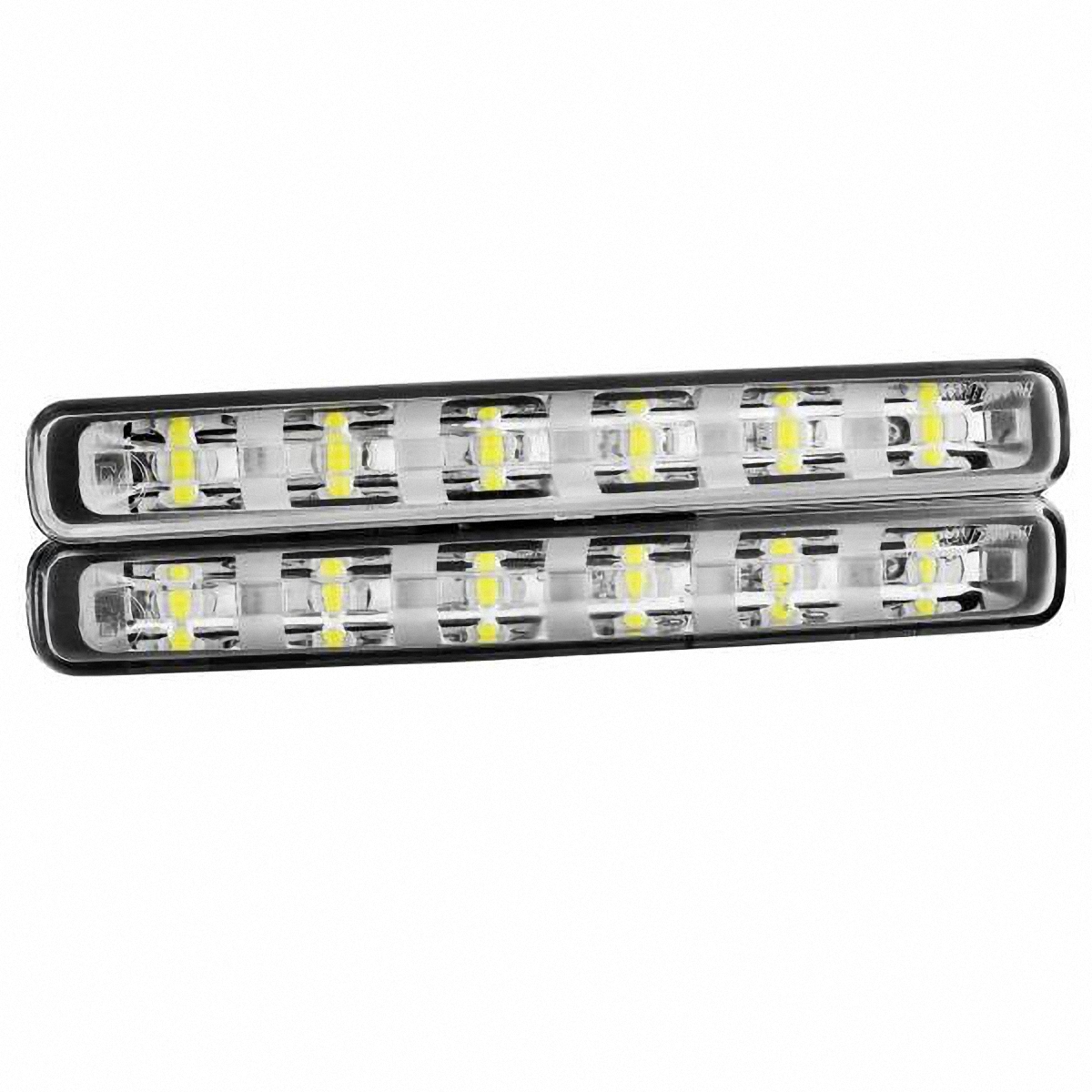 Skyway Ходовые огни 6 диодов 6 W. SHDX-D028SHDX-D028 Skyway Ходовые огни 6 диодов 6 W. SHDX-D028SHDX-D028Ходовые огни SKYWAY 6 диодов 6 W 2 шт. SHDX-D028 Система дневных ходовых огней высочайшего класса и уровня безопасности, оснащённая светодиодными модулями нового поколения, обладает универсальным дизайном, улучшает внешний вид автомобиля и повышает безопасность вождения в дневное время суток.Особенности:Широкий угол рассеивания.Долгий срок службы.Повышенная яркость.Низкое потребление электроэнергии 0,5 А при 12 В (2x3 Вт).Питание от сети 12 В.Высокая устойчивость к вибрации.