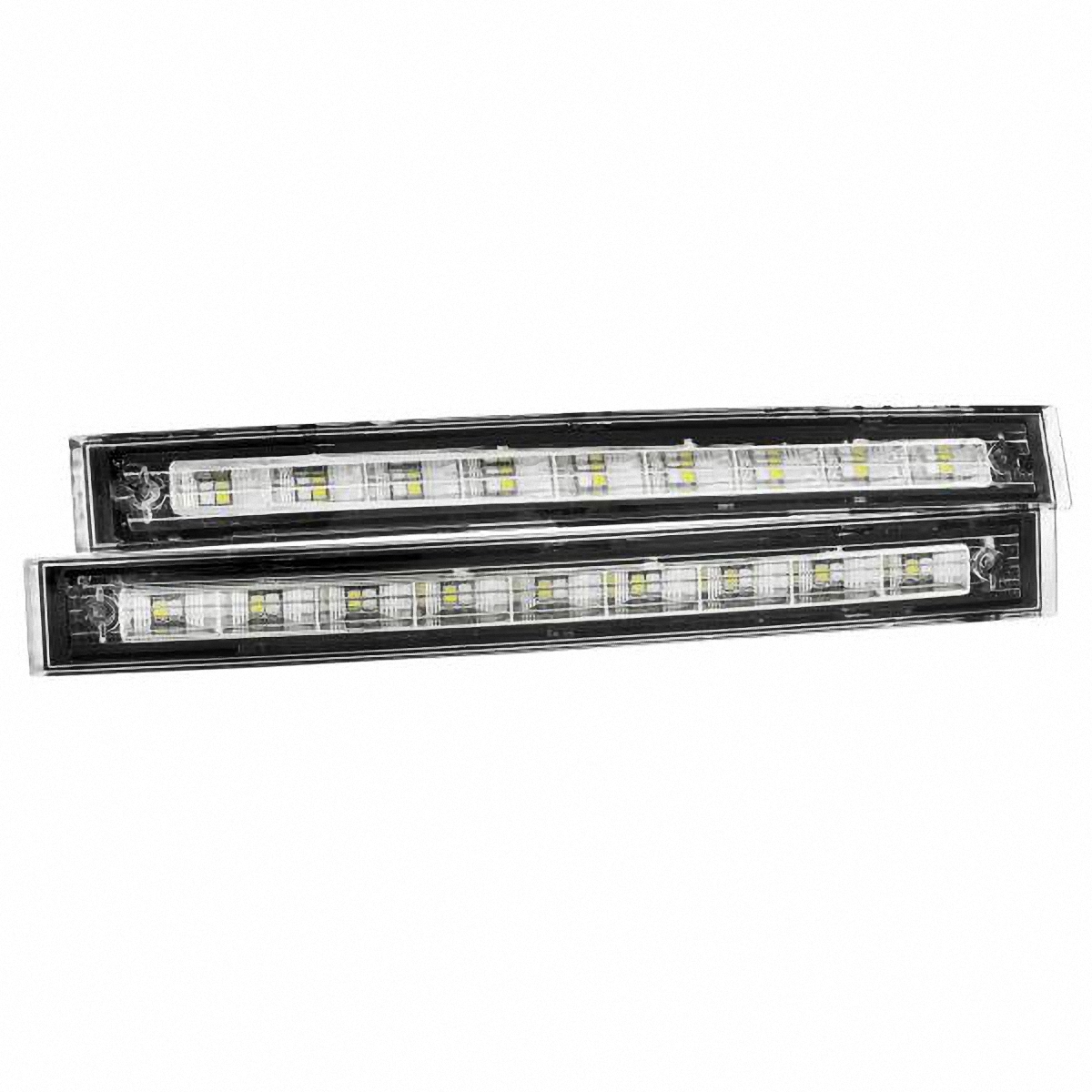Дневные ходовые огни Skyway, 36 диодов, 5W, с поворотом, 2 штSHDX-D057 Дневные ходовые огни Skyway, 36 диодов, 5W, с поворотом, 2 штSHDX-D057Skyway - система дневных ходовых огней высочайшего класса и уровня безопасности, оснащенная светодиодными модулями нового поколения, обладает универсальным дизайном, улучшает внешний вид автомобиля и повышает безопасность вождения в дневное время суток. Ходовые огни данной модели обладают повторителем сигнала поворота.Особенности: Широкий угол рассеивания. Долгий срок службы. Повышенная яркость. Низкое потребление электроэнергии: 0,5 А при 12 В (2x3 Вт). Питание от сети 12 В. Мощность: 5 Вт.Высокая устойчивость к вибрации.