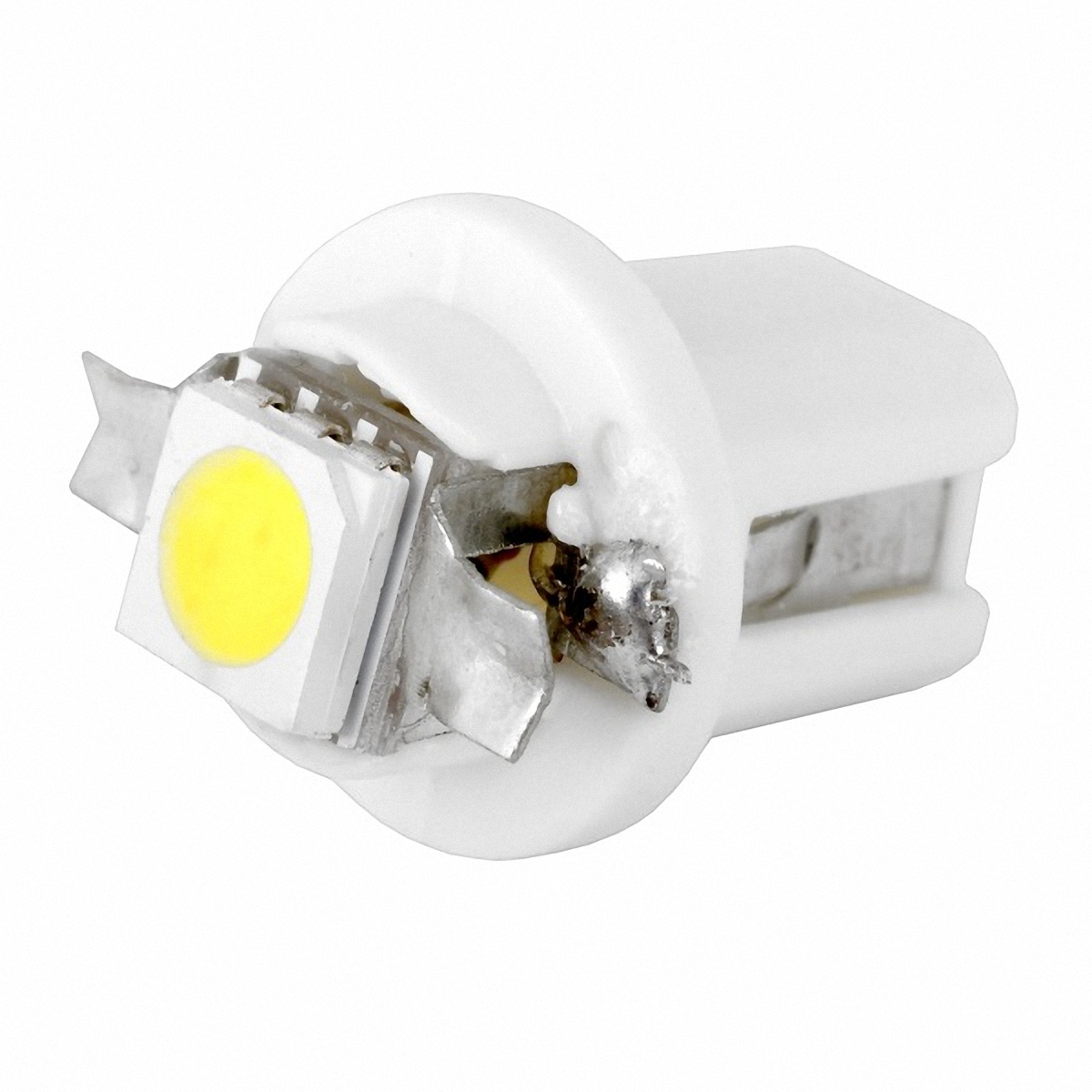 Skyway Автолампа диод T8,5(T4W). ST8.5-1SMD-5050 WST8.5-1SMD-5050 W Skyway Автолампа диод T8,5(T4W). ST8.5-1SMD-5050 WST8.5-1SMD-5050 W1 SMD диодов 1-контактная Конус Белая