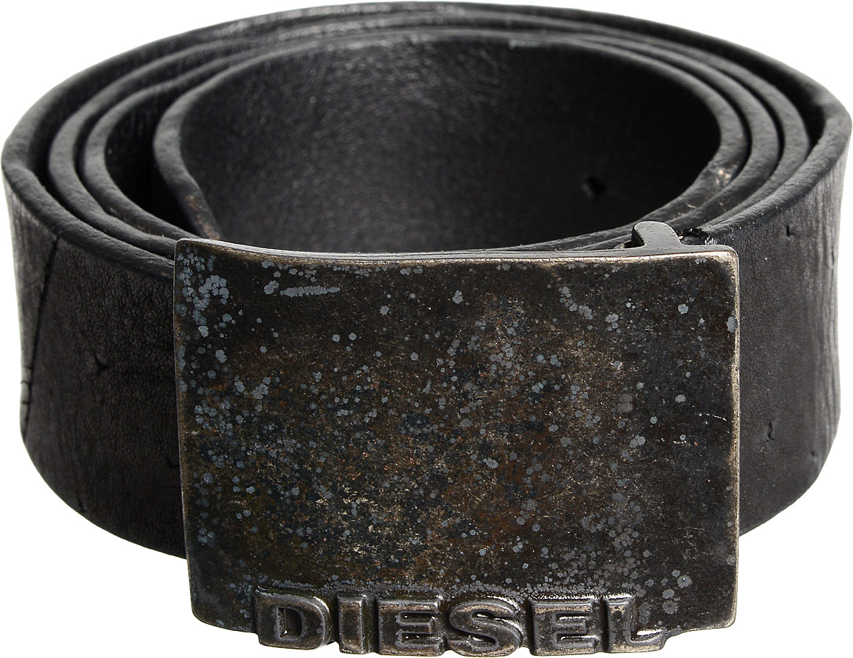 Ремень мужской Diesel, цвет: черный. X04184-PR080/T8013. Размер 95