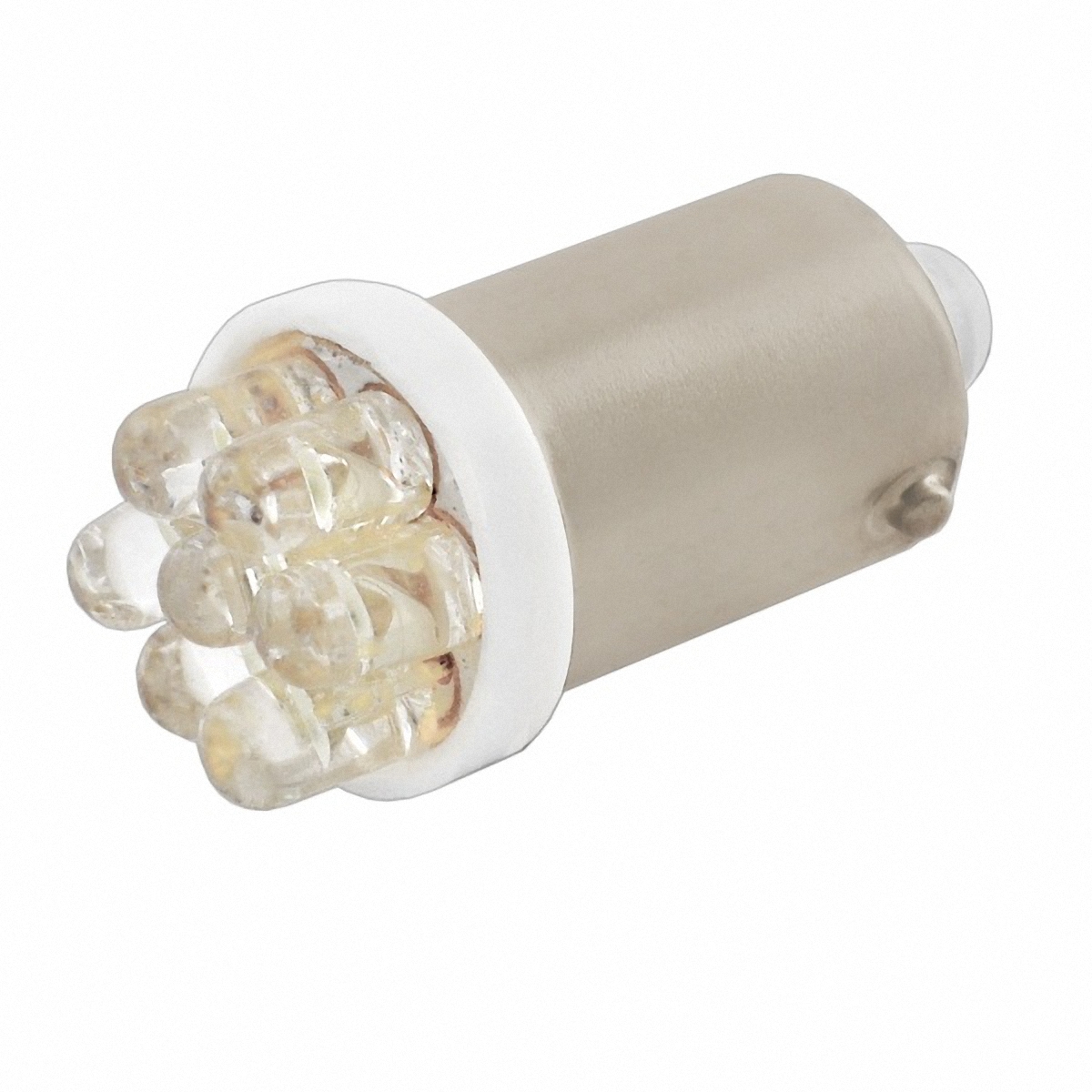 Skyway Автолампа диод T8.5(T4). SBA9S-7LED/T10-BA9S-7LEDSBA9S-7LED/T10-BA9S-7LED Skyway Автолампа диод T8.5(T4). SBA9S-7LED/T10-BA9S-7LEDSBA9S-7LED/T10-BA9S-7LED7 диодов с цоколем BA9S 1-контактная Белая