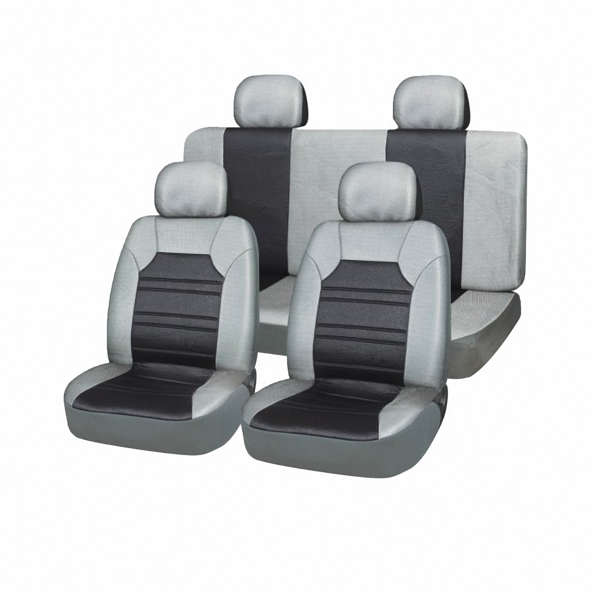 Чехлы автомобильные Skyway. SW-121033 BK/GY S/S01301027SW-121033 BK/GY S/S01301027 Чехлы автомобильные Skyway. SW-121033 BK/GY S/S01301027SW-121033 BK/GY S/S01301027Вам не хватает уюта и комфорта в салоне? Самый лучший способ изменить это – «одеть» ваши сидения в чехлы SKYWAY. Изготовленные из прочного материала они защитят ваш салон от износа и повреждений. Более плотный поролон позволяет чехлам полностью прилегать к сидению автомобиля и меньше растягиваться в процессе использования. Ткань чехлов на сиденья SKYWAY не вытягивается, не истирается, великолепно сохраняет форму, устойчива к световому и тепловому воздействию, а ровные, крепкие швы не разойдутся даже при сильном натяжении.