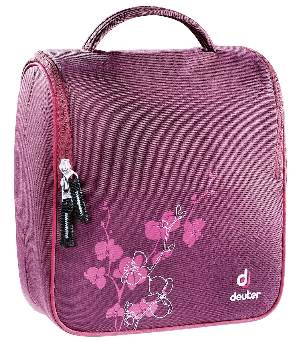 Косметичка Deuter Wash Room Blackberry Dresscode, цвет: бордовый. 3947439474_5032 Косметичка Deuter Wash Room Blackberry Dresscode, цвет: бордовый. 3947439474_5032Дорожная косметичка Deuter Wash Room Blackberry Dresscode, выполненная из качественного материала, незаменима в путешествиях и командировках. Косметичка содержит основное большое отделение на застежке-молнии, в котором съемное зеркало, сетчатый карман на молнии. Задний рукав на молнии можно надеть на выдвижные ручки багажной сумки на колесах Стильная дорожная косметичка станет практичным аксессуаром, который идеально дополнит ваш образ.Размер косметички: 27 см x 26 см x 13 см