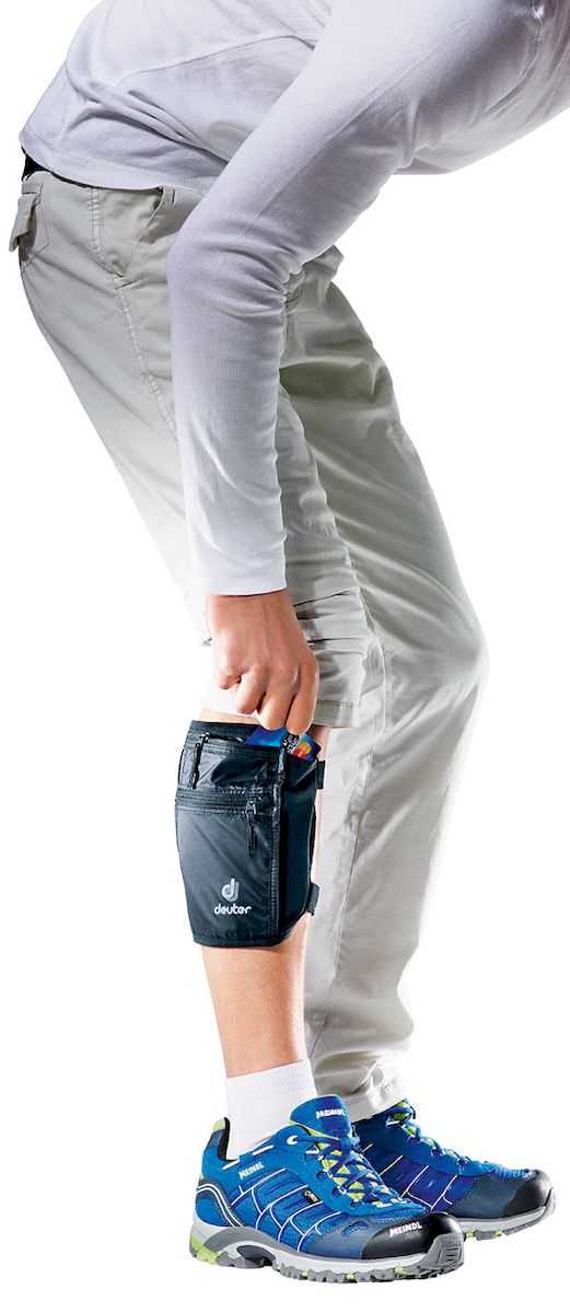 Кошелек Deuter Security Legholster Black, цвет: черный