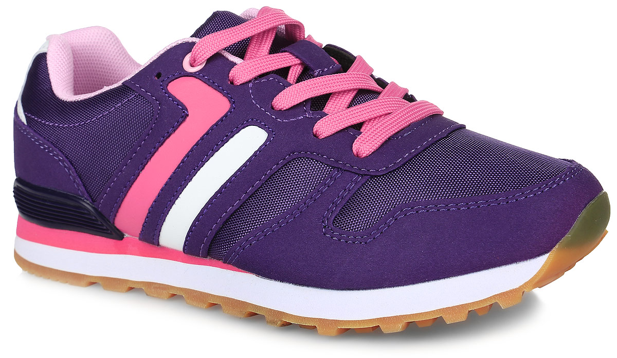 Кроссовки женские Escan, цвет: фиолетовый. ES690166-3. Размер 37
